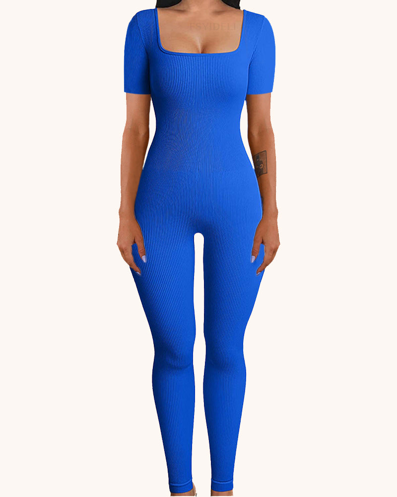 S&S™ || SHAPING SHORT SLEEVE JUMPSUIT