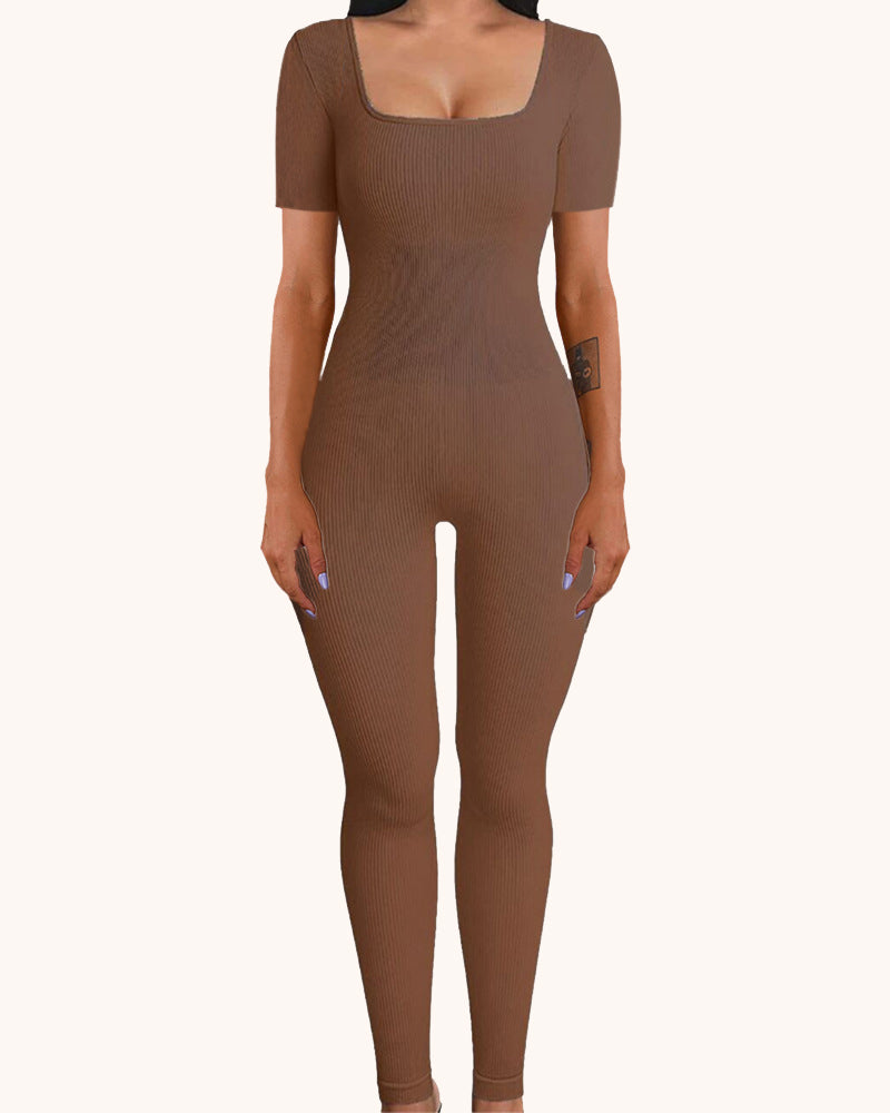 S&S™ || SHAPING SHORT SLEEVE JUMPSUIT