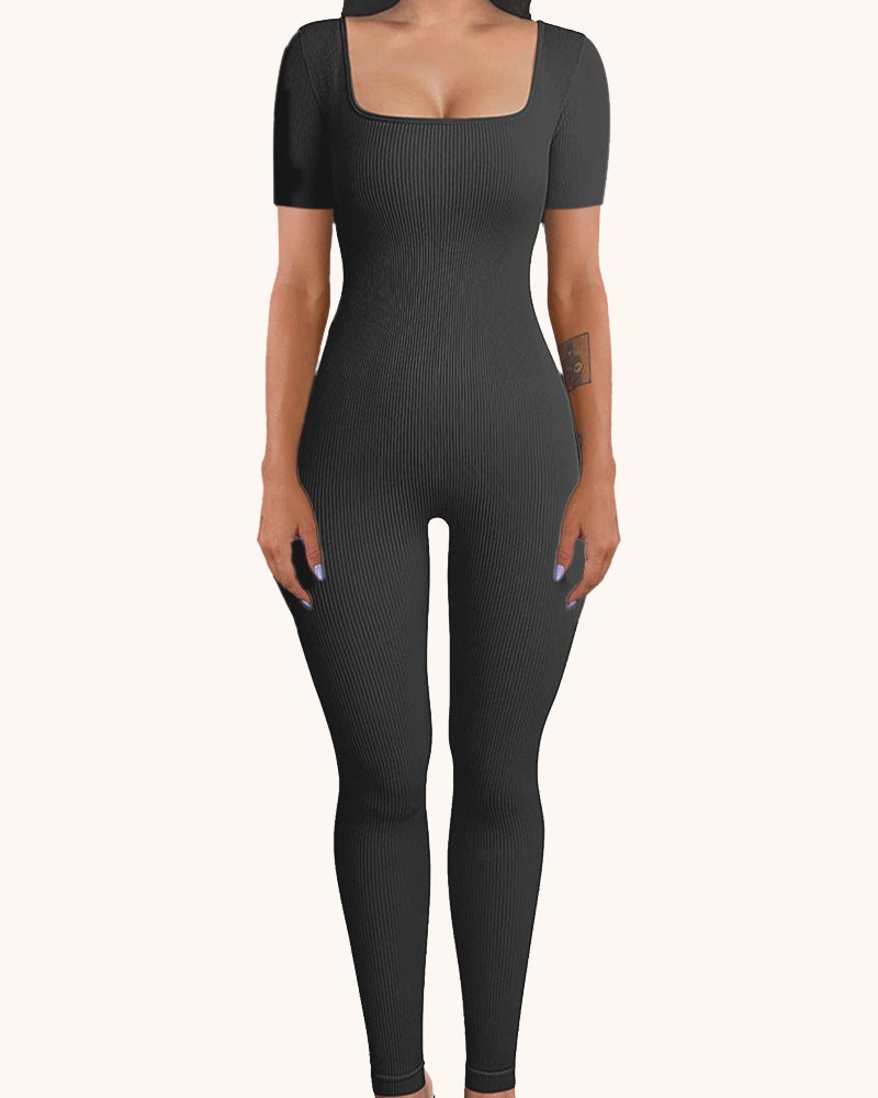 S&S™ || SHAPING SHORT SLEEVE JUMPSUIT
